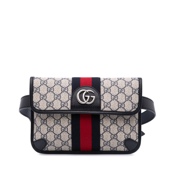 Pre-Loved Gucci GG Supreme Ophidia Belt Bag - Picture 1 of 10